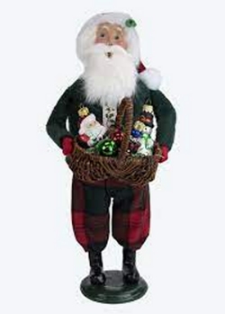 2023 Santa with Ornaments